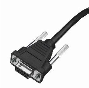 Cable RS232, Black, DB9 Female, 3M (9.8'), Straight, 5V Host Power — image 1