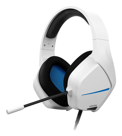 Krom Kopa Move Headphone Gamng Stereo White Blue — image 1