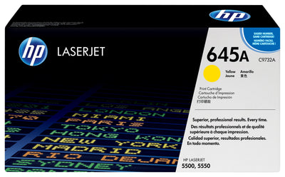 HP Genuine Toner 645A Yellow C9732A — image 1