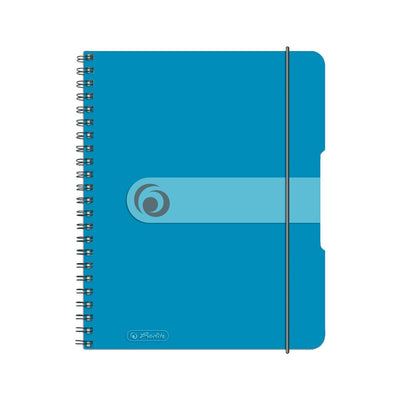 Herlitz 11293800 - Notebook Espiral A5 Pp, 80H, Design Easy Orga To Go, Colour Blue Transparent — image 1