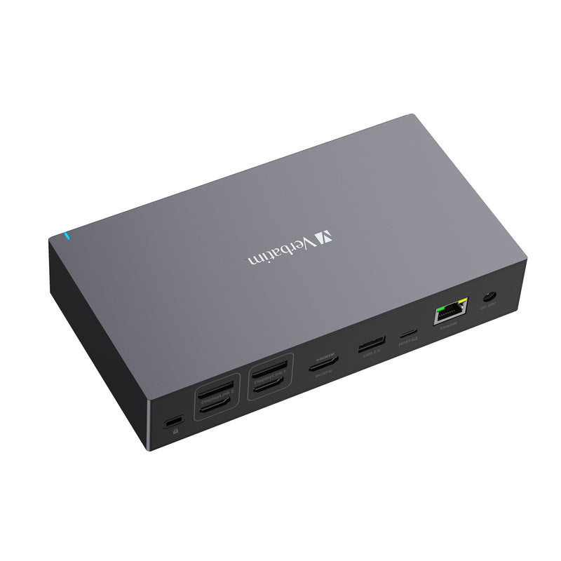 Verbatim USB-C Pro Dockingstation CDS-17 With HDMI/4K/RJ45/USB-A/USB-C/SD