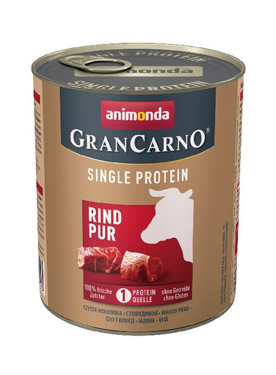 Animonda Gusto Proteína Única Grancarno: Carne - Lata 800G — image 1