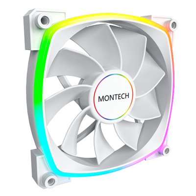 Montech Fan PC RX140 PWM 140X140X25 White 140MM RX140 PWM White — image 1