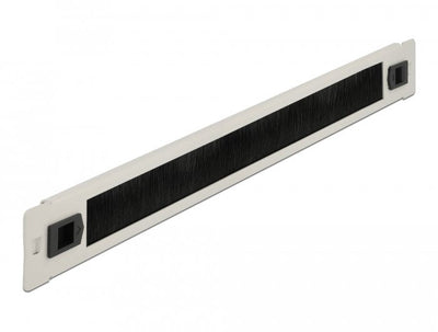 Delock Strip Brush Administración Cables 19 Without Tools 1U Grey — image 1
