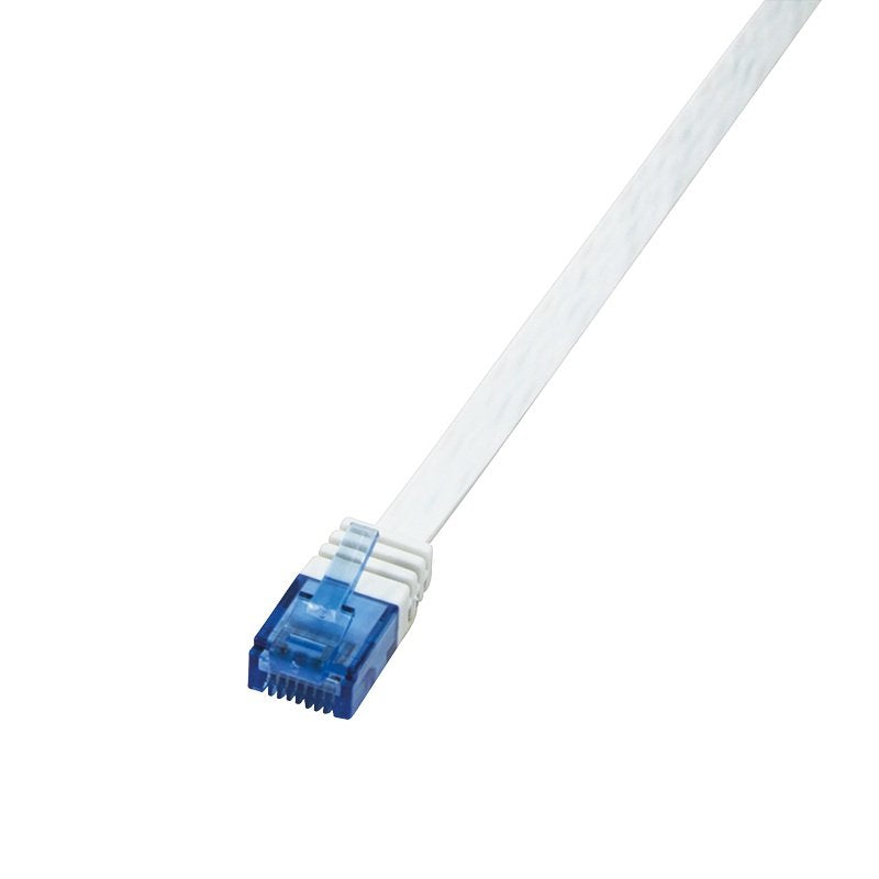 Logilink Flach Patchkabel RJ45 U/UTP CAT.6 1.00M White