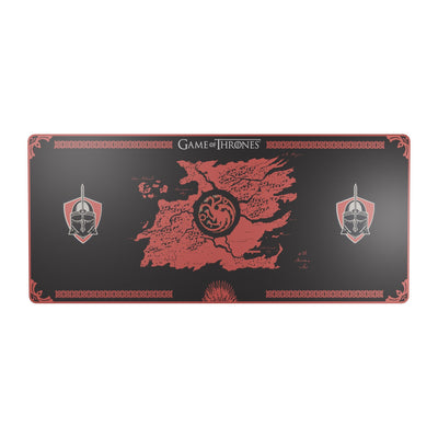 Lexip Hbo Game Of Thrones - Targaryen Edition Mouse Pad Mouse Juegos Black Red — image 1