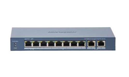 Hikvision DS-3E0310HP-E(C) Switch No Administrado Fast Ethernet (10/100) Energía Sobre Ethernet (PoE) Blue