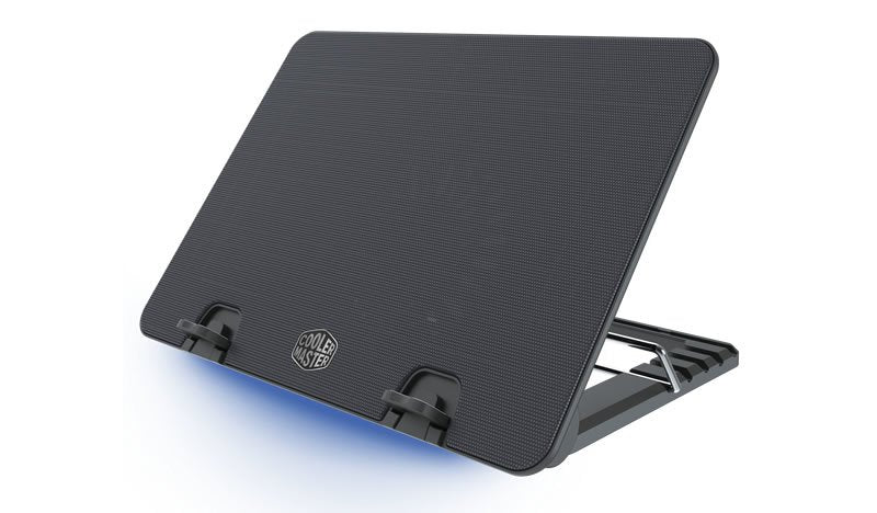 Coolermaster Refrigeración Pad Port. Ergostand Iv Negro/1 Ventilador/4x USB 2.0/1 Micro USB/17 R9-NBS-E42K-GP