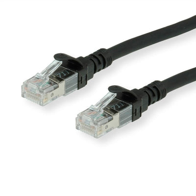 Roline Network Cable CAT.6A UTP, Component Level, Lsoh, Black 0,3M — image 1