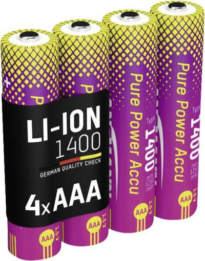 Ansmann Battery Aaa Purepower 1400 4ER Li-ion 1 5V 1400MAH 4ER Pack — image 1