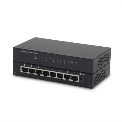 Roline Gigabit Ethernet Switch, 8 Ports — image 1