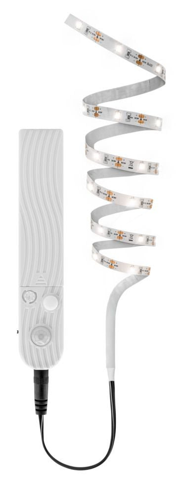 Ansmann 1600-0436 Strip LED 2M With Sensor Crepuscular And Motion Pir, Iluminación Cabinet Led, Incluidas 4 Ba