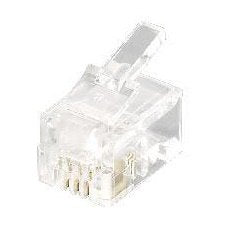 Equip Kit 100 Connectors RJ11 4P4C 121111 — image 1