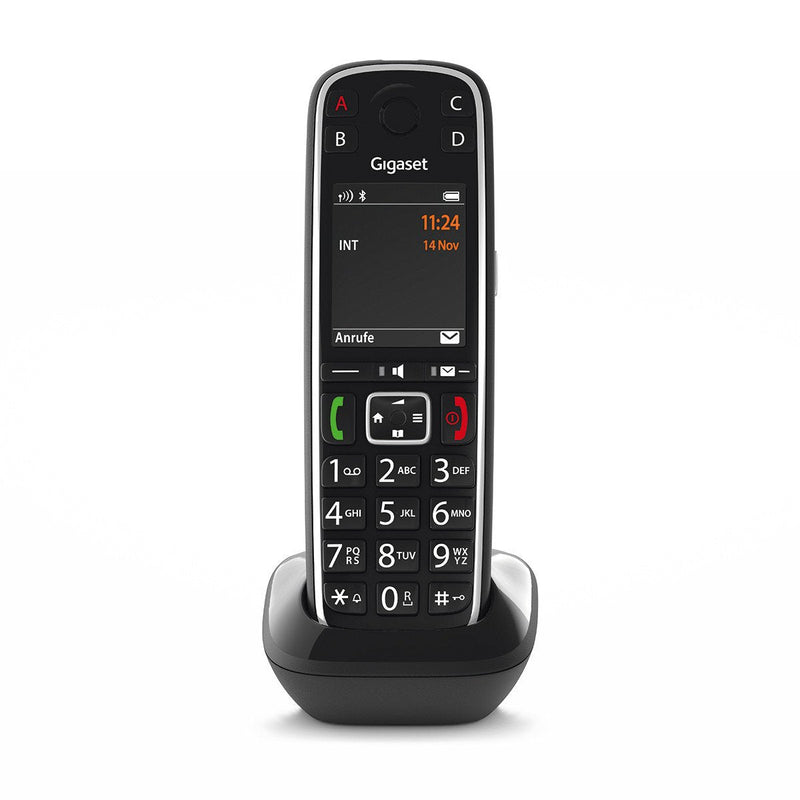 Gigaset E720HX Phone Dect/Analógico Black Identificador Llamadas