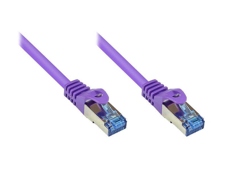 Cable Alcasa CAT.6A 3M Network Violet S/FTP (s-STP)