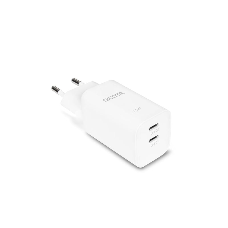 Charger GaN 65W 2x USB-C White