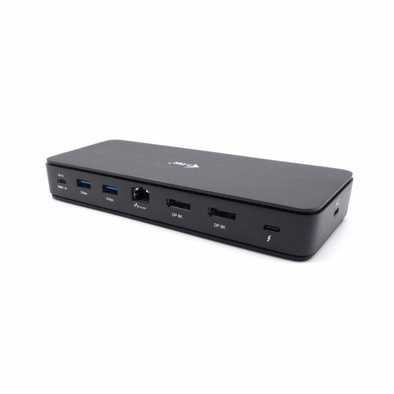 I-tec Thunderbolt 4 2X Display Dock Generation 3 7x USB + Thereof 1X TB4 2.5GLAN Pd 92W 1M TB4 Cable SD TF Car