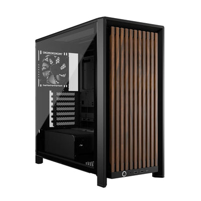 Corsair PC Case Frame 4000D Rs Wood Mid-tower Black/Walnut CC-9011340-WW — image 1