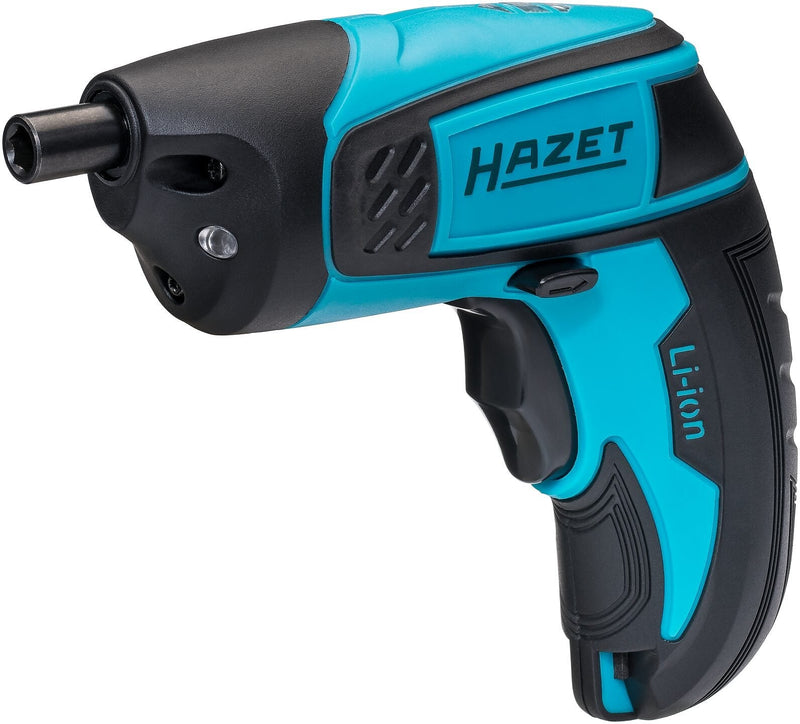 Hazet Mini Screwdriver Wireless 9230B-1, Puntas 1/4, Incl. Case Blue/Black 7 Pieces 9230B-1