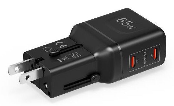 Celly MULTIPLUGSL65W Charger Dispositivo Mobile Phone Headphones Smartphone, Tablet Black Power Alterna Charg