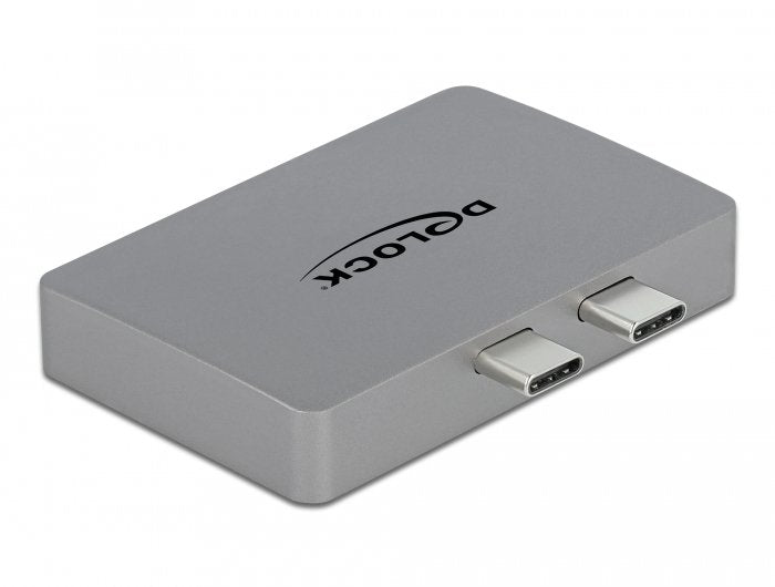 Delock Dual DisplayPort Adapter With 4K 60 HZ And PD 3.0 Macbook