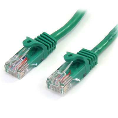 StarTech Cable Ethernet 3M UTP Green CAT.5E RJ45 — image 1
