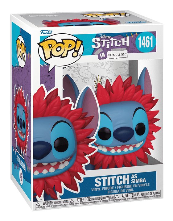 Funko Pop Stitch Simba 1461 - Lilo And Stitch - 889698751643