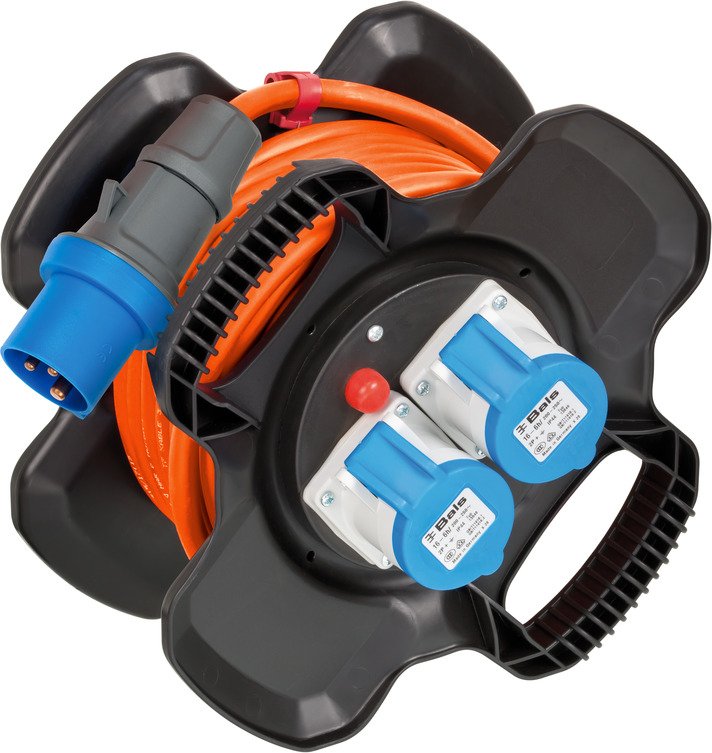 Brennenstuhl Film Roll Cable Rubber X-gum Cee IP44 10M Camping