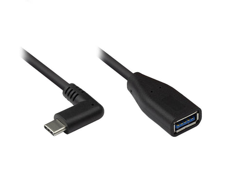 Cable Alcasa 2811-OTGW USB 0,1M USB 3.2 Gen 1 (3.1 Gen 1) USB C USB a Black — image 1