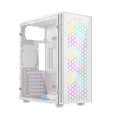 Gembird PC Case Gaming ARGB Case Fornax 500 White — image 1