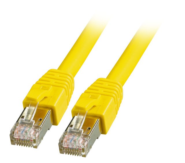Efb RJ45 Network Cable CAT.8.1 S FTP Lszh Bc Yellow 5M