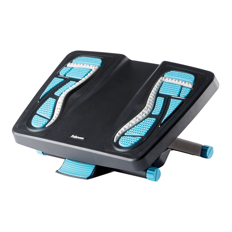 Fellowes Energizer Reposapies - 3 Ajuste Height - Surface Efecto Massage - Efecto Balanceo - Colour Black