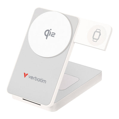 Verbatim Charge'n'go QI2 Power Bank 10000MAH White — image 1