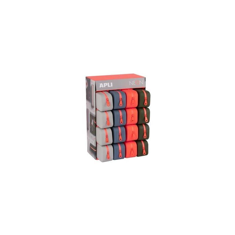 Apli Case Silicone Neon Rectangular Expositor 16 C/Surtidos