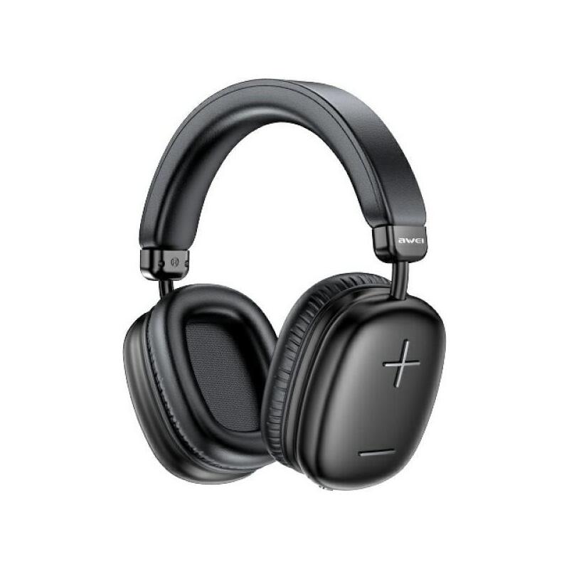Headphones Bluetooth Diadema AT6 Black