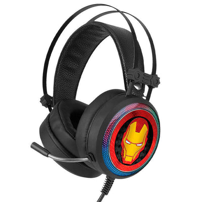 Headphones Gaming Iron Man Marvel — image 1