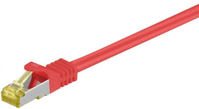 Goobay Cable Connection RJ-45 CAT.6.A S/FTP (pimf), With Cable Bruto CAT.7 Red 5 Metres 500MHZ 91625 — image 1
