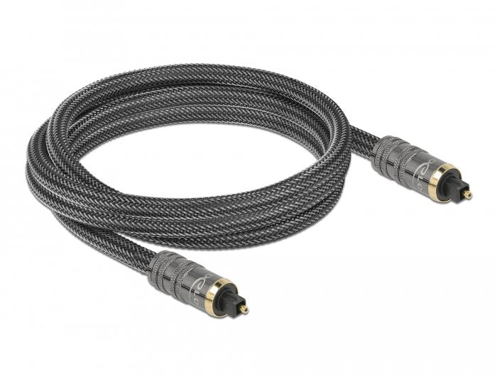 Delock Cable 86984 Audio 2M Toslink Antracita