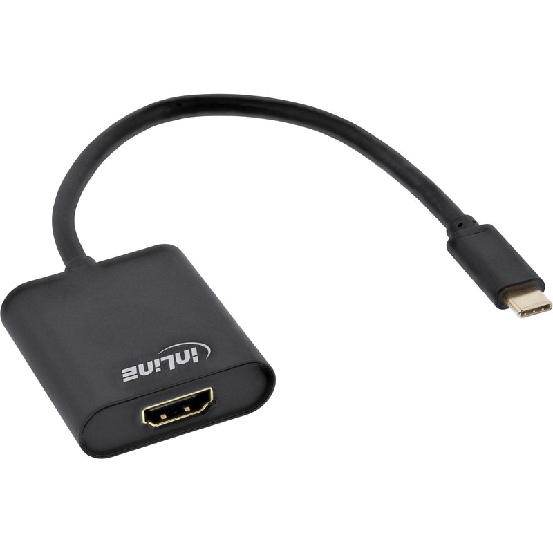 Inline Adapter USB , USB Type-c Male a HDMI Female (modo DP Alt), 4K2K, Black 0,2M