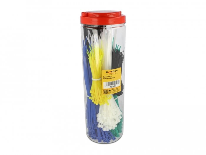 Delock Brida Cables Box Surtida 600 Units Colours