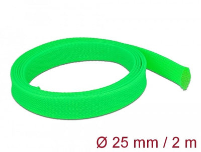 Delock Case Trenzada Expandible 2 Mx 25MM Green — image 1