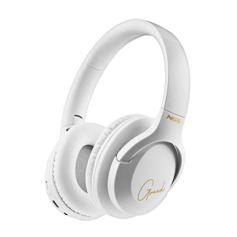 Ngs Headphones Inalámbricos Artica Greed With Microphone Bluetooth White