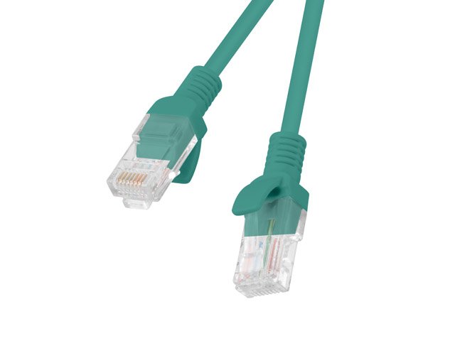 Lanberg Network Cable PCU6-10CC-1000-G, RJ45,UTP, CAT.6,10M, Green