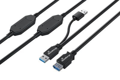 Mediarange Aktives Usb-cable Alargador, USB 3.0, 15M, Sw
