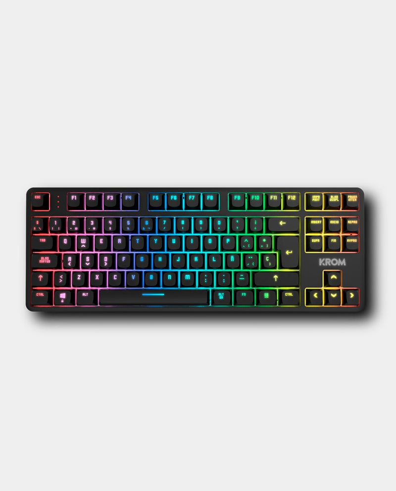 Krom Teclado Spanish USB Kernel Pro Mini Inalámbrico RGB Gaming Mecanico