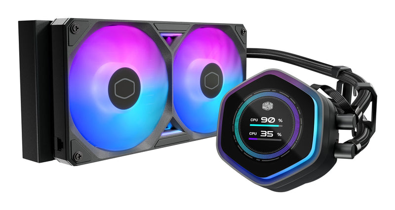 Refrigerador Liquido CPU Cooler Mamer Wak Mamerliquid 240 Atmos Ii LCD