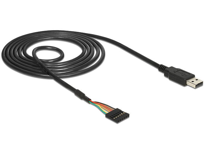 Delock USB Cable Serial Ttl Connector Head 6 Pines 1,