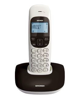 Brondi Phone Cordless Nice Nero/Bianco