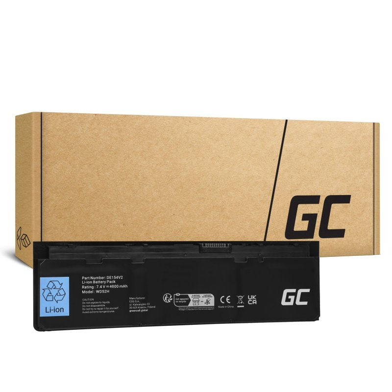 Green Cell Battery WD52H VFV59 Dell Latitude E7240 E7250 7.4V 5000MAH