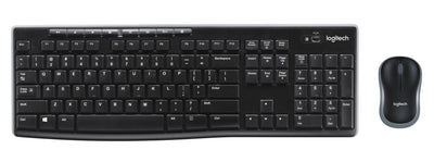 Logitech Keyboard German + Mouse MK270 Wireless Black 920-004511 — image 1